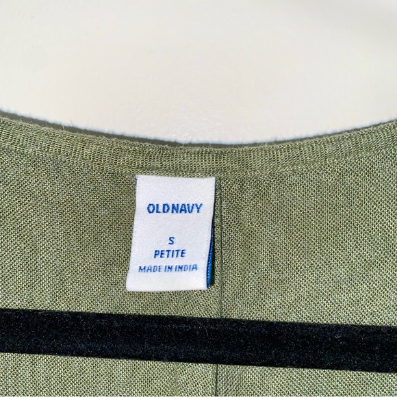 Old Navy Women’s Jumpsuit, Linen-Blend, Short Sleeve, Sage Green, SMALL PETITE - Picture 2 of 14